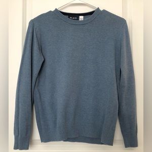 The Children’s Place Boys Blue Sweater, Size Large (10-12)